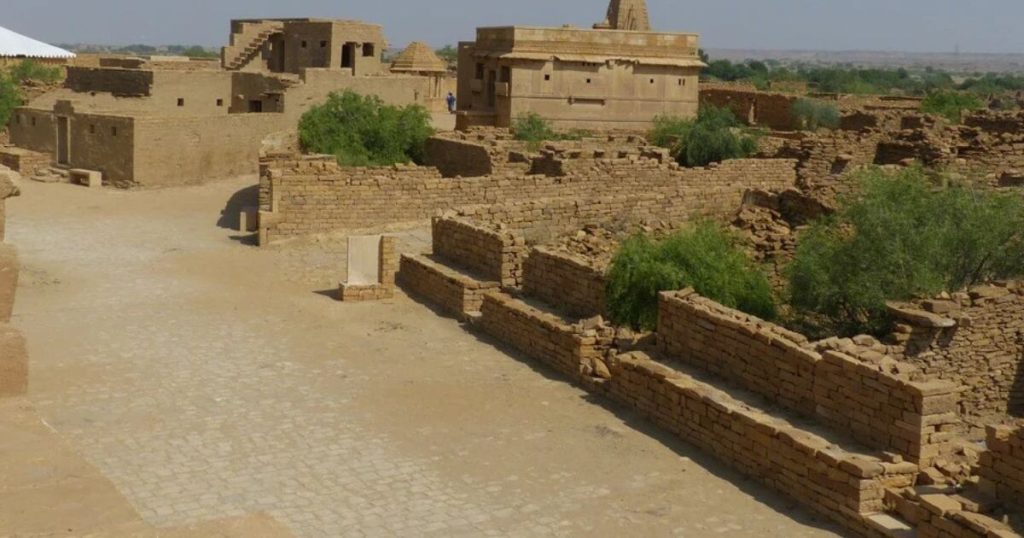 Traditional Emirati architecture at Hatta Heritage Village on a mountain tour