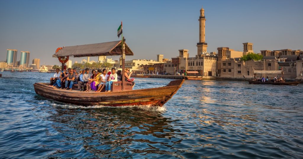 Affordable Dubai sightseeing tour from AED 150 with Dubai landmarks and skyline