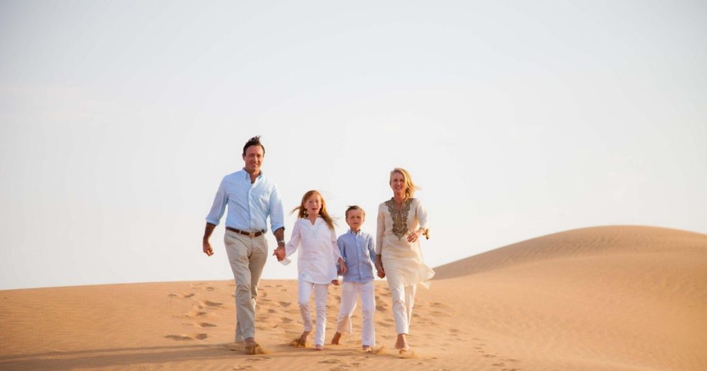 Desert Safari With Kids in Dubai family dune adventure