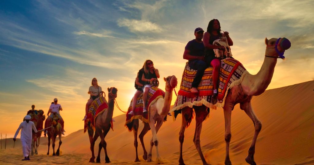 Dubai Desert Safari with Camel Ride and BBQ Dinner