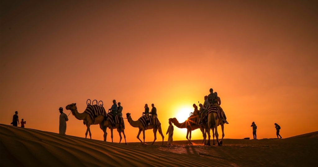 Overnight Desert Safari Dubai with camel ride and sunset dunes
