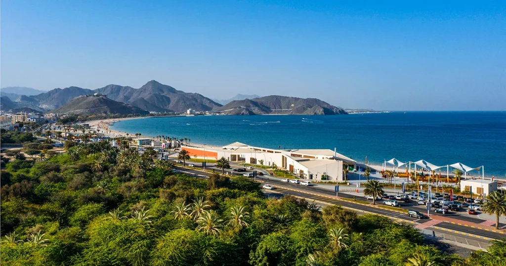 Khorfakkan Waterfall Tour from Dubai with mountain and waterfall views