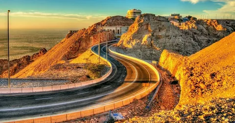 Jebel Hafeet mountain on Al Ain tour from Dubai