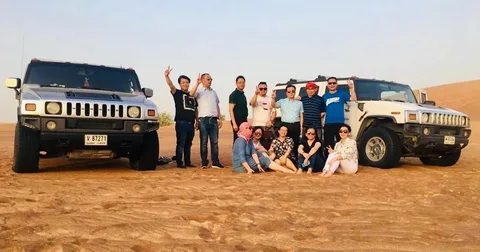 Premium desert safari private jeep Dubai