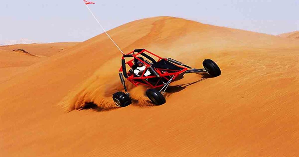 Private dune bashing Dubai with hotel pickup