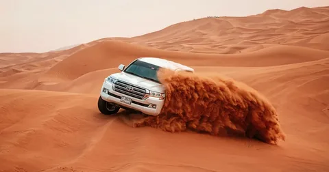 Private jeep desert safari Dubai Lahbab red dunes
